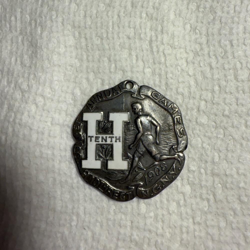 Vintage Silver Medal Pendant